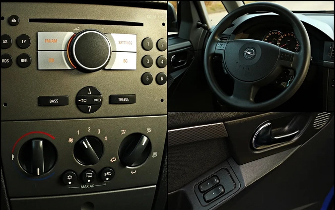 Opel Meriva cena 10600 przebieg: 175500, rok produkcji 2006 z Gostynin małe 781